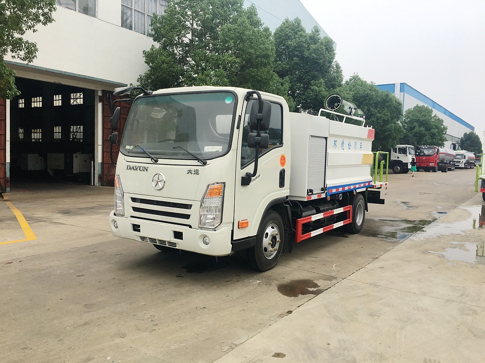 大运环境检测车(国五5立方/30-40米雾炮)